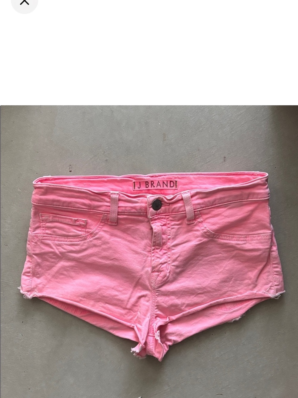 Sale!! J Brand Designer Hot Cut-off Short Shorts in Neon Pink